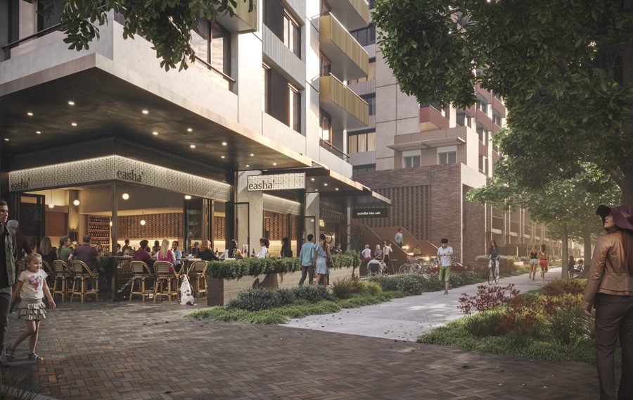 Specialty retail precinct